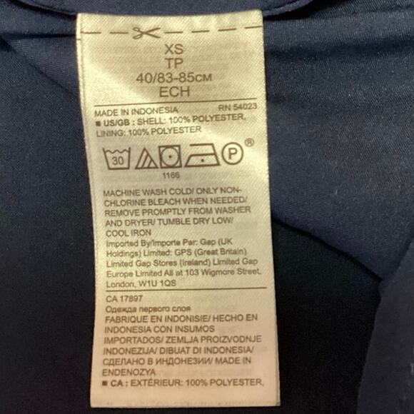 Banana Republic Blue Striped Sleeveless V-neck Cami Camisole Tank Top Size XS - Picture 4 of 4